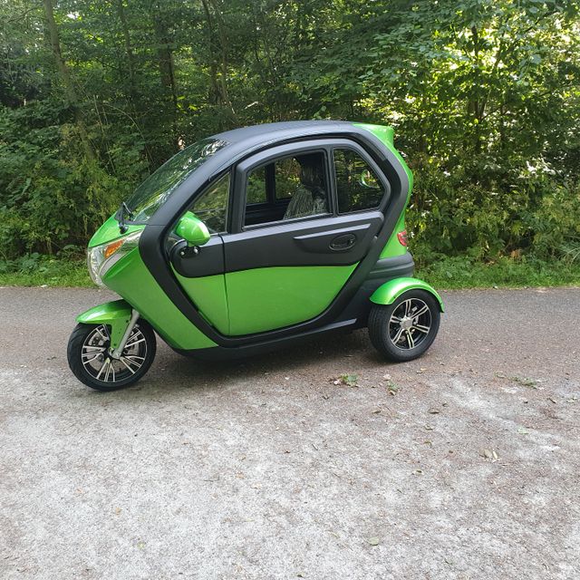 groene sieberg trike citycar 