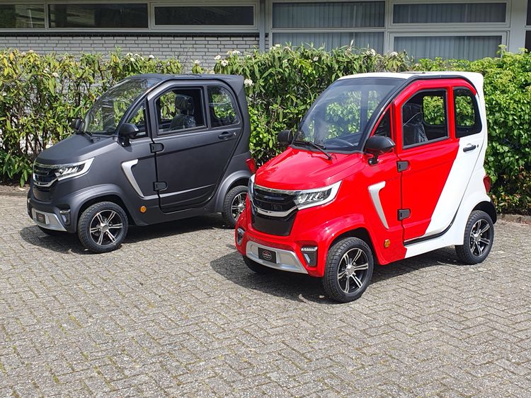 rode zwarte city citycar S1 sieberg